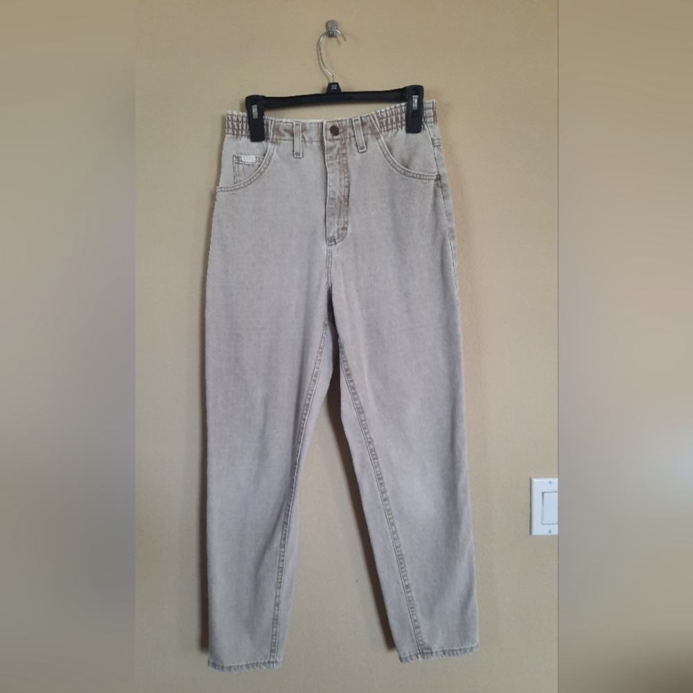 Vtg Lee Gray Tan Jeans Made In Usa Vintage